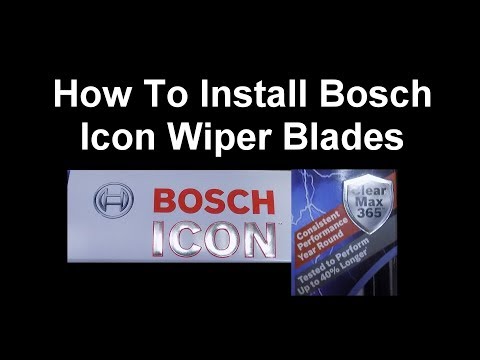 How To  Install Bosch Icon Wiper Blades