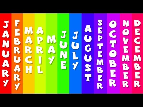 Months Of The Year | Songs For Kids | By Kids Baby Club