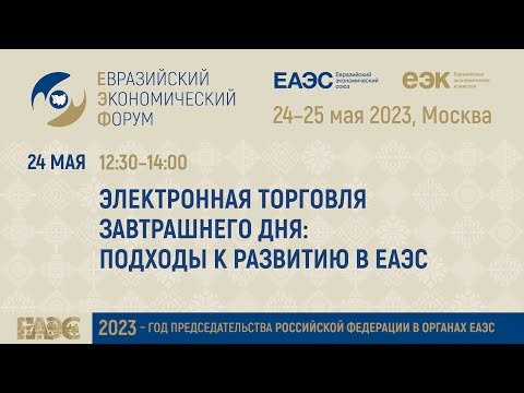 Электронная торговля завтрашнего дня: подходы к развитию в ЕАЭС | ЕЭФ'23