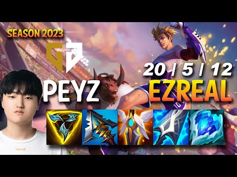 GEN Peyz EZREAL vs XAYAH ADC - KR Ranked