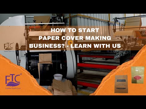 Fully Automatic Paper Cover Making Machine