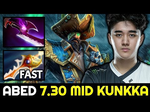 ABED 7.30 Mid Kunkka with Fast Divine Rapier Build