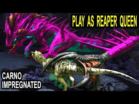 ARK PLAY AS A REAPER QUEEN!!! IMPREGNATING DINOS!! Ark Survival Evolved Play as a Dino Aberration