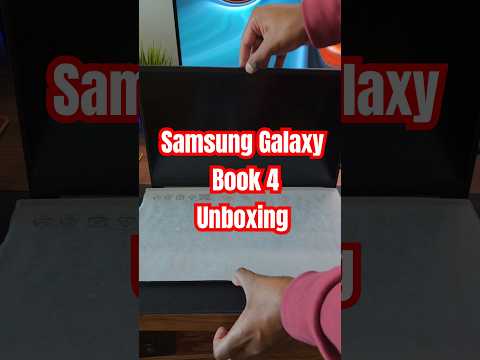 Unboxing The Samsung Galaxy Book 4! 💻 #samsung #galaxybook4 #laptop #tech