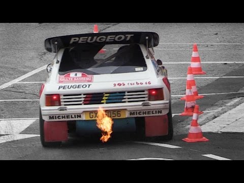 Peugeot 205 T16 Evo 2 Group B Sound - Starts, Accelerations, Flames & More