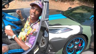 Young Dolph Shows Off His Custom Camouflage Corvette C8