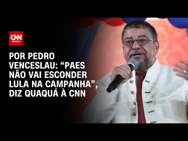 “Paes não vai esconder Lula na campanha”, diz Quaquá à CNN | CNN 360°