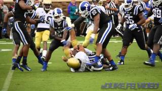 Duke Football Defensive Backs Midseason Highlight | The Coalition