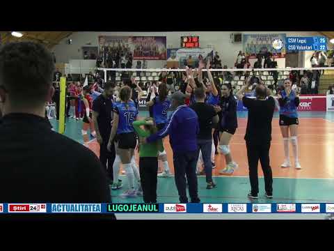 CSM Lugoj - CSO Voluntari, volei feminin, transmisie video LIVE!