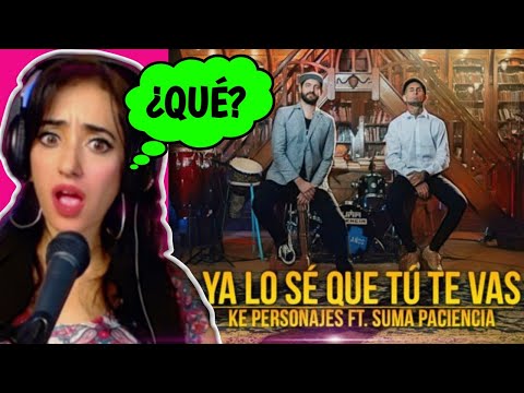 💥KE PERSONAJES reaction VOCAL COACH💥Ya lo se que tu te vas reaction (With subtitles)