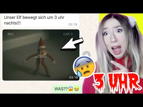 kleines MÄDCHEN Beki hat ELF on the SHELF auf KAMERA (der WEIHNACHTELF bewegt SICH wirklich NACHTS)