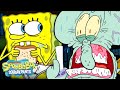 Squidward SpongeBob Patrick Play The Boundary Game Full Scene Pineapple Fever SpongeBob