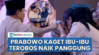 Ibu-ibu Terobos Paspampres Naik Panggung Berebut Salami Prabowo, Presiden: Gimana Sih Emak-emak Ini