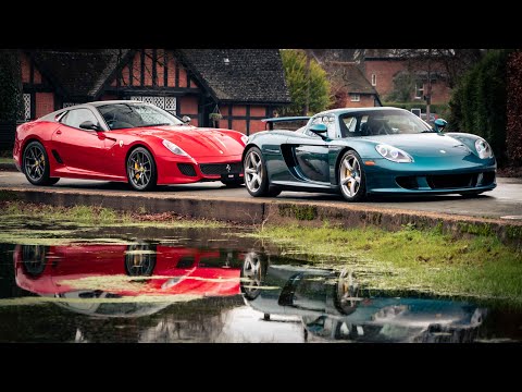 Ferrari 599 GTO vs Porsche Carrera GT, BEST Sounding Cars EVER?!