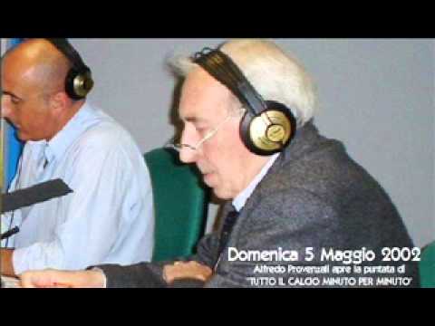 May 5, 2002 - Alfredo Provenzali introduces the episode of Tutto il calcio minuto per minuto