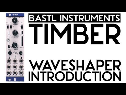 Bastl Instruments TIMBER (Black Panel) Eurorack Wavefolder and Distortion Module image 2