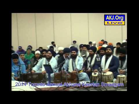 114 Toronto July 2014 Smaagam - Raensabaayee Keertan - Bh. Nirmaljot Singh Jee CA