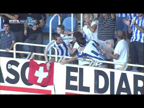 Gol de Seferovic (2-0) en el Real Sociedad - Getafe CF - HD_