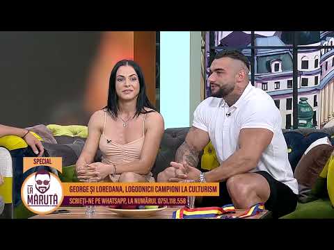 George și Loredana, logodnicii campioni la culturism
