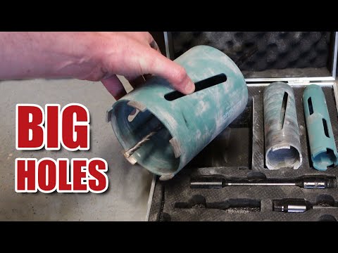 Making BIG HOLES in very hard brick walls