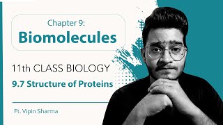 9.7 Protein Structure | Biomolecules | 11th Class Biology | Handwritten Notes Series ft Vipin Sharma