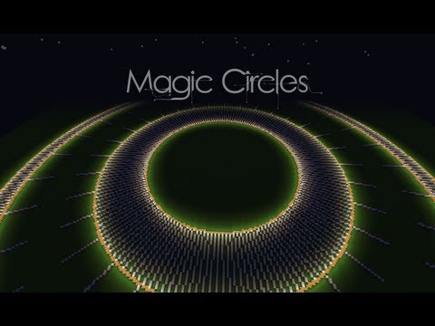 Minecraft - Magic Circles 3D Revolve [Worldedit...