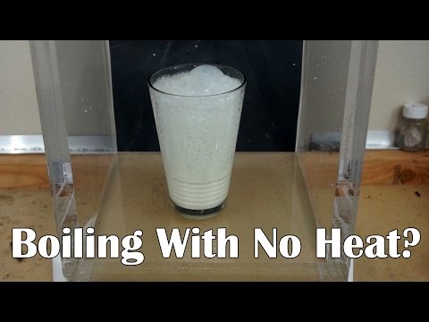 What Happens To Milk In A Huge Vacuum Chamber? Video