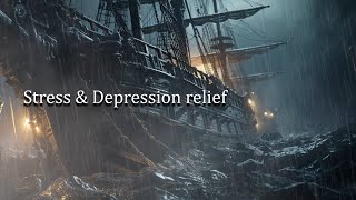 Melt away Stress and Depression Instantly in a Heavy Storm on a Caribbean Pirate Ship