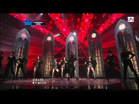 120411 4 MINUTE - Dream Racer and Volume Up @ M countdown COMEBACK