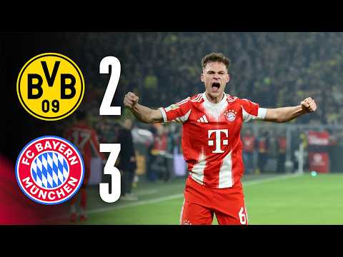 Kimmich's volley wins the match! | Borussia Dortmund 2-3 FC Bayern | Highlights & Interviews