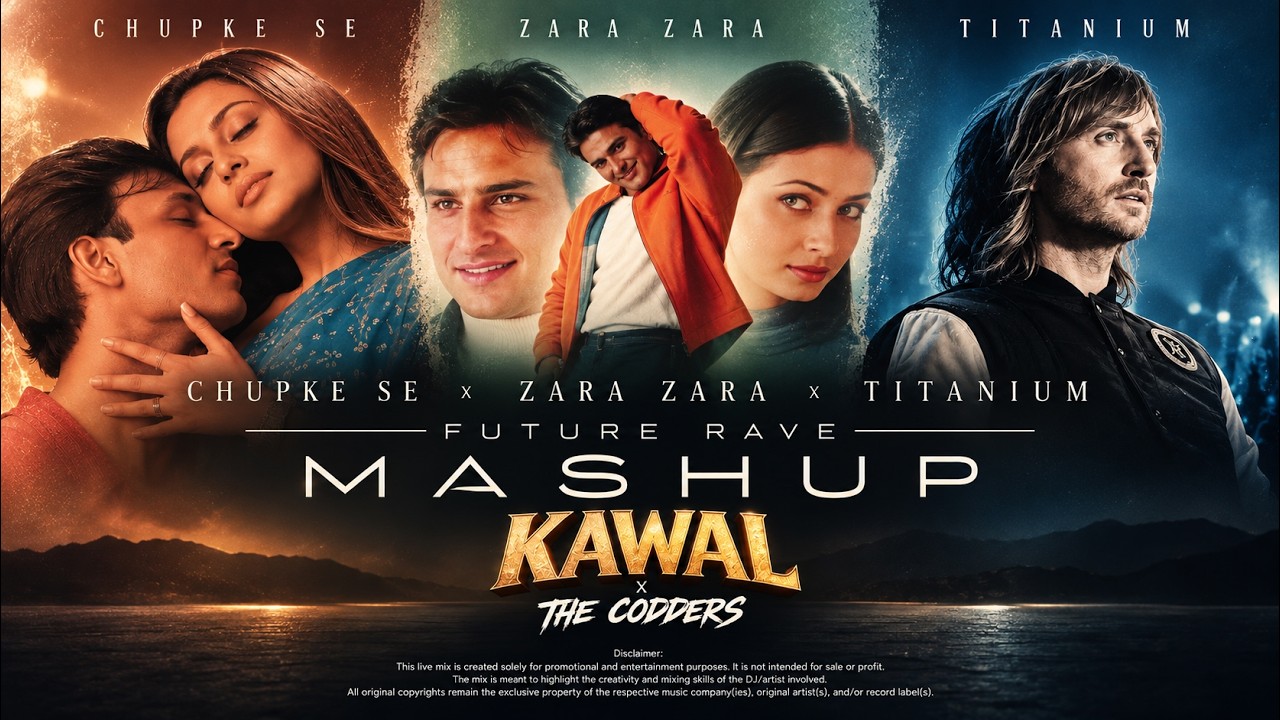 CHUPKE SE x ZARA ZARA x TITANIUM | FUTURE RAVE MASHUP 🔥 | KAWAL x THE CODDERS