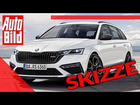 Skoda Octavia RS (2020): Sketch - Preview - Combi