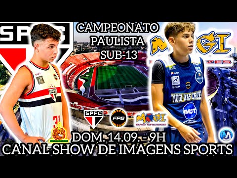 #AOVIVO - CAMPEONATO PAULISTA U13 SÃO PAULO (45) X (47) MOGI BASQUETE - 14.09.25