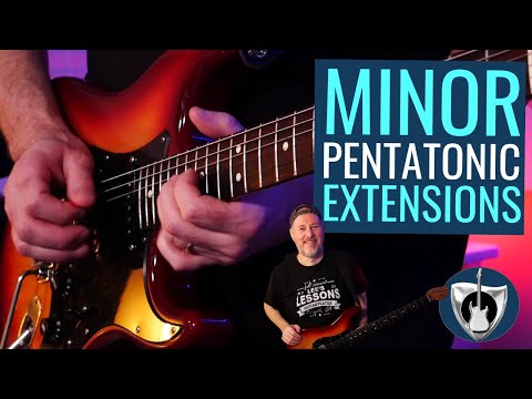 Minor Pentatonic Extensions ACROSS the Fretboard | Play the Whole Guitar Neck