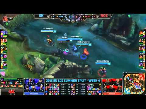Highlight SK vs ROC | EU LCS 2015 Summer W4D2 | SK Gaming vs Team SK Gaming vs Team Roccat