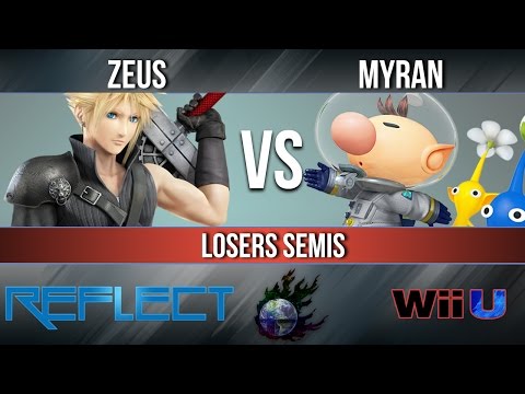 REFLECT 5 - Zeus (Cloud) vs. Myran (Olimar) - Losers Semis - Smash Wii U