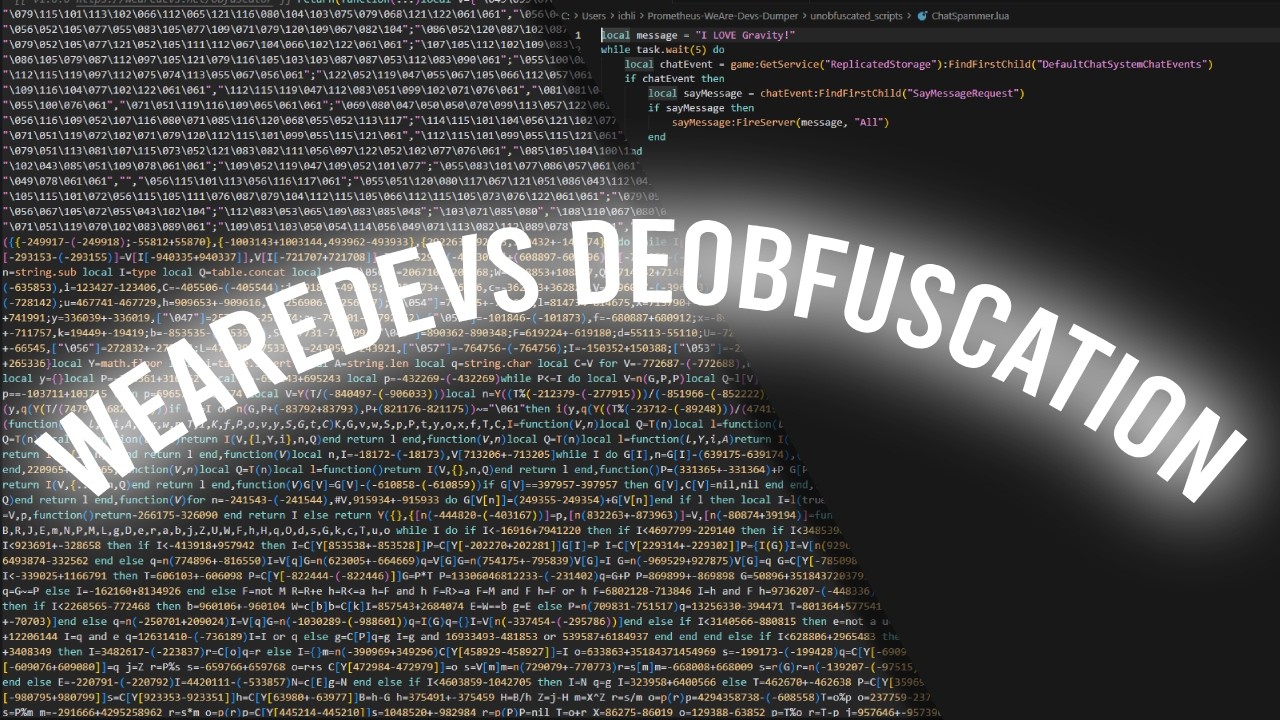 WeAreDevs DEOBFUSCATION is here. (again)