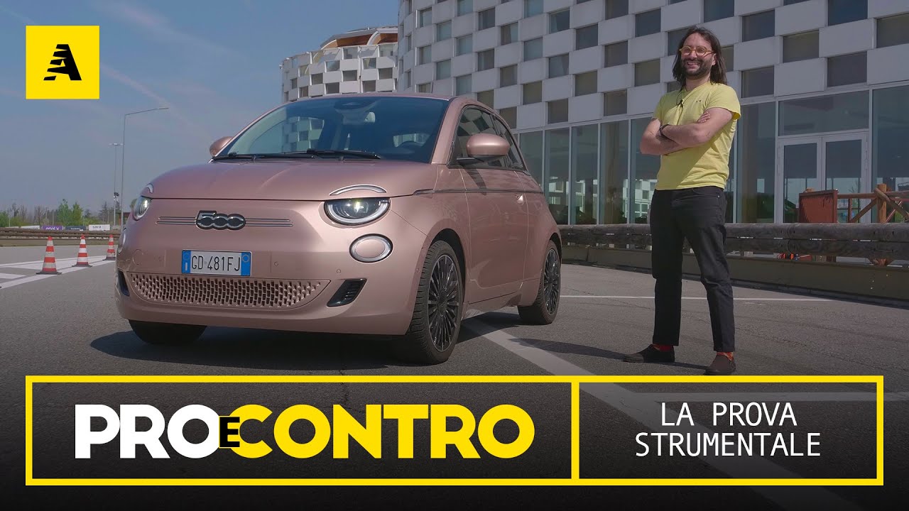 Fiat 500e 3+1 elettrica  | PRO e CONTRO - PROVA STRUMENTALE