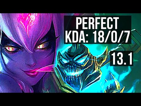 EVELYNN vs HECARIM (JNG) | 18/0/7, Legendary, 8 solo kills, Rank 6 Eve | EUW Master | 13.1