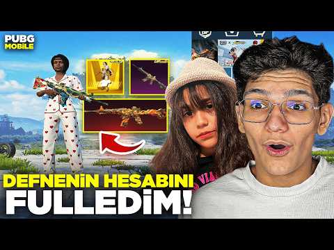 DEFNE'NİN HESABINI FULLEDİM! ALEV M416 ÇIKARDIM !? - PUBG MOBİLE