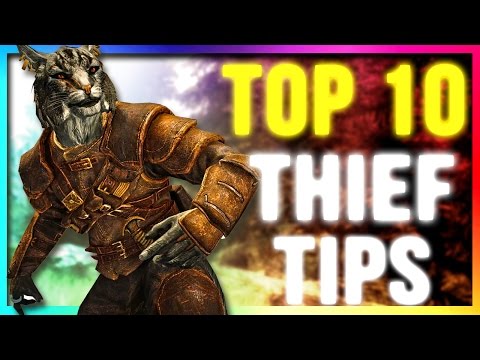 Skyrim TOP 10 Best Secret THIEF Build Tips & Tricks! (Special Edition Guide)
