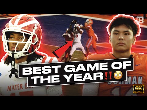 BEST GAME OF THE YEAR 😱 Mater Dei vs Bishop Gorman Ends in Thriller!