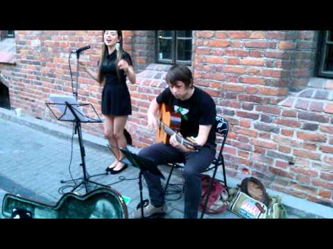 Ingrida Toleikyte & Holms - Isn't she lovely @ Pilies street, Vilnius, Lithuania
