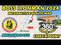 BOSS IRONMAN 2024 INTERACTIVE ROUTE MAP - MINDANAO LEG - 360 CHECKPOINT VIEW