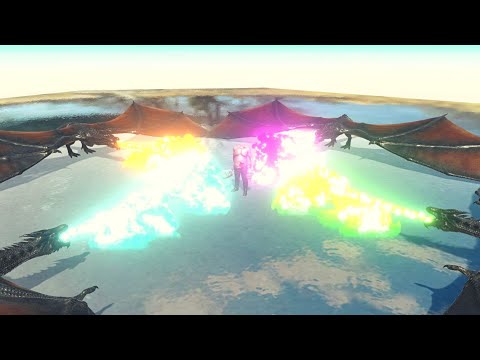 Dragon Fire Vs Every Unit ARBS | Animal Revolt Battle Simulator