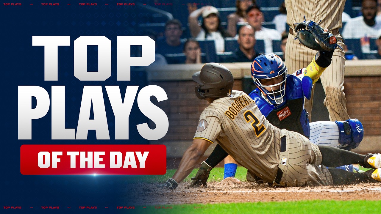 Mets outfielders throw out THREE runners at the plate in a one-run game! (Top MLB Plays of 8/17/26)