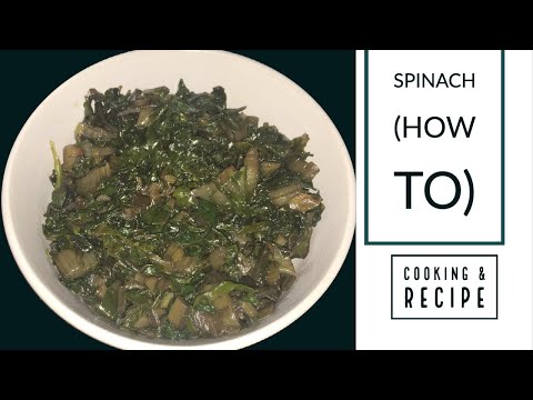 How to make Spinach (AFRICAN SPINACH) ⎜Cook with Nahima