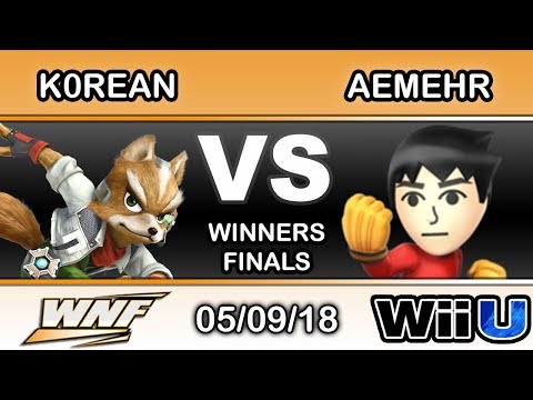 WNF 2.2 - GSM | K0rean (Fox) Vs. KH | AEMehr (Mii Brawler) Winners Finals - Smash 4