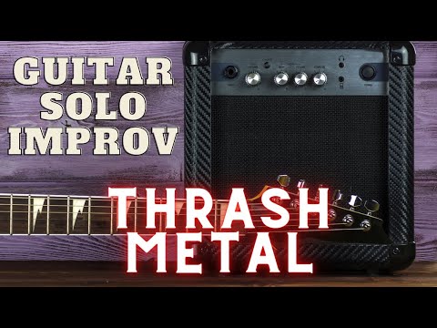 Relentless Thrash Metal E Minor 190 bpm Guitar Backing Track