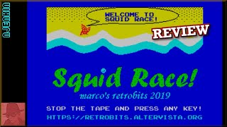 Squid Race : Homebrew from 2019 - on the ZX Spectrum 48K !! with Commentary